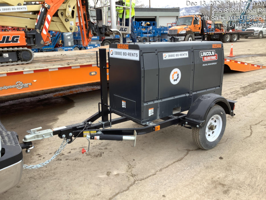 2021 Lincoln Electric Dual Maverick 200/200X Ready Pak 3 (includes trailer, cable rack, fender light kit)