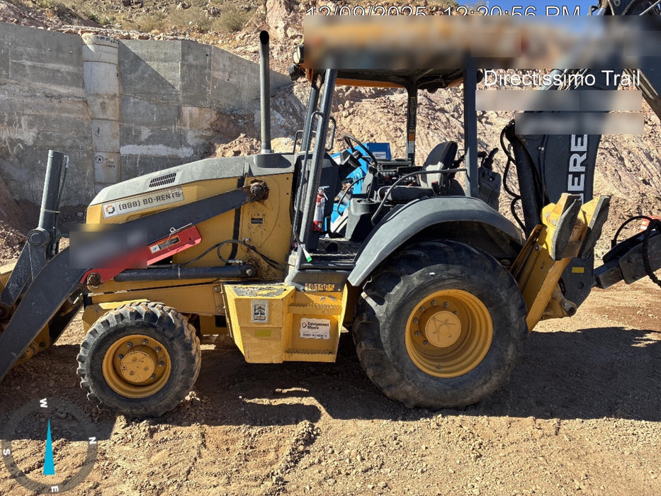 2020 John Deere 310LEP Canopy, 4WD, Standard Stick, Pilot Controls, 2 Way Hydraulics, TAG Manual QC