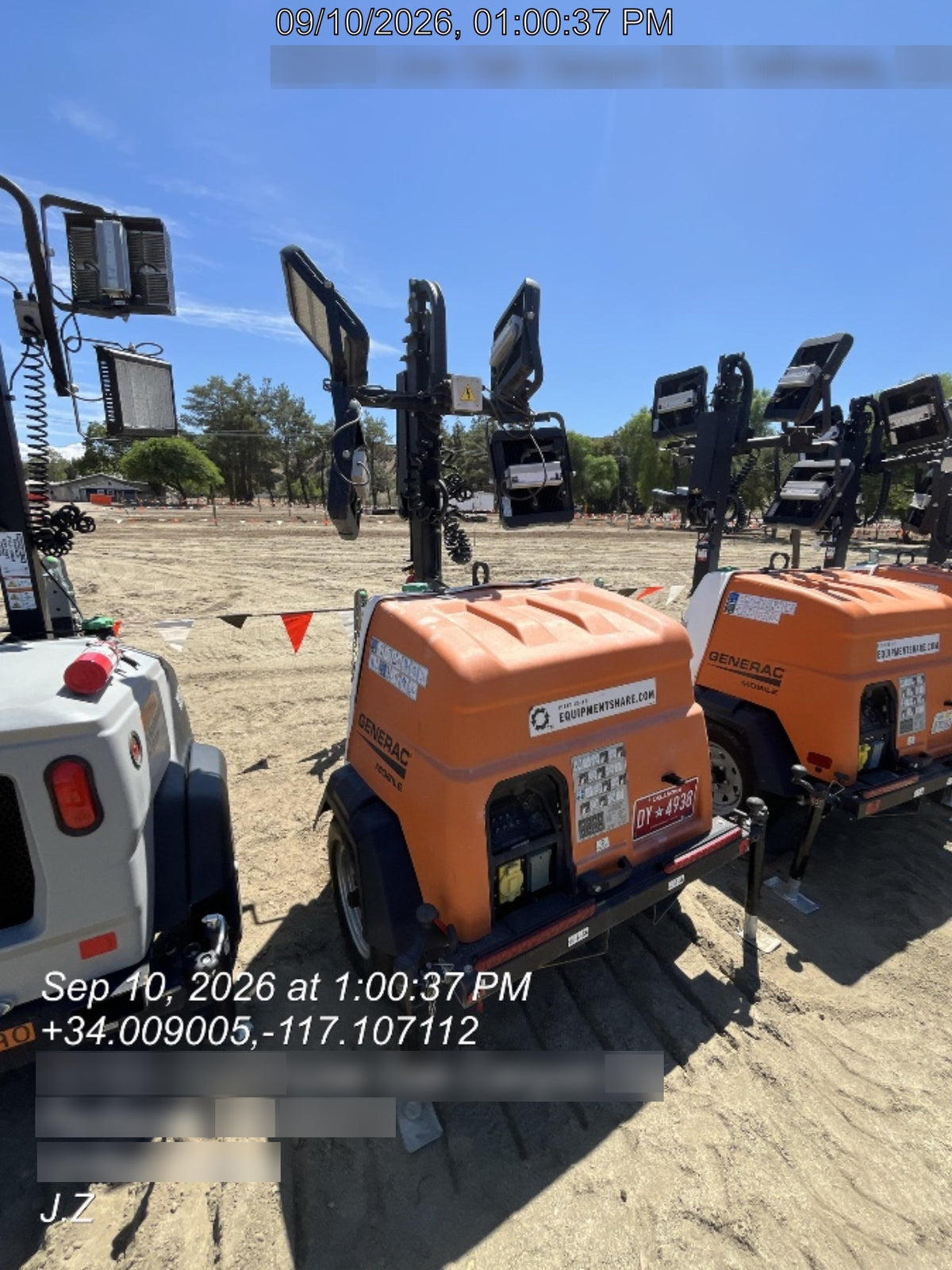 2023 Generac MLT2 Diesel, Flex Switch 120V Input, Powerzone Controller, 
(4) 320W LED Lights, 4kW Generator, 39.9 Gal Fuel Tank, 2" Ball, T3