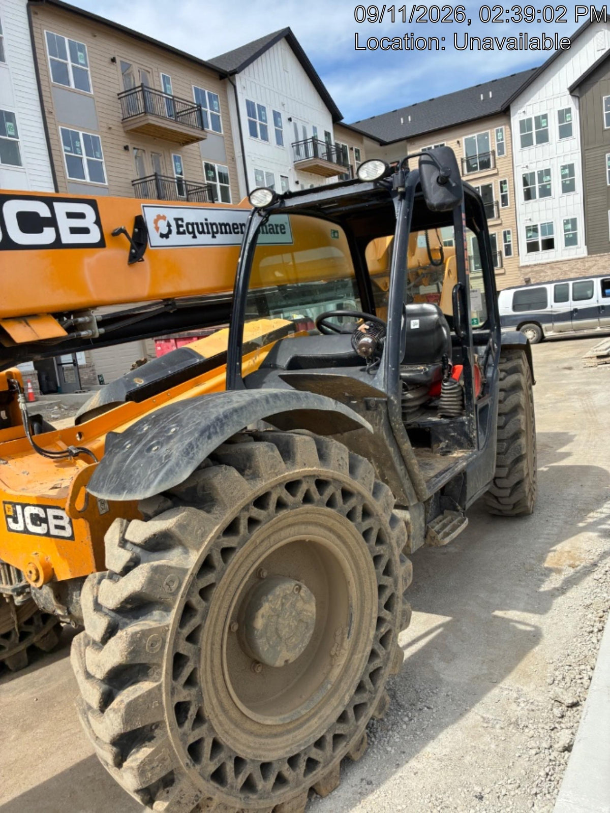 2020 JCB 509-42 Canopy, Solid Tires, Work Lights, Beacon, Aux Hydraulics, Back up Alarm, Lifting Eye, ES Decals