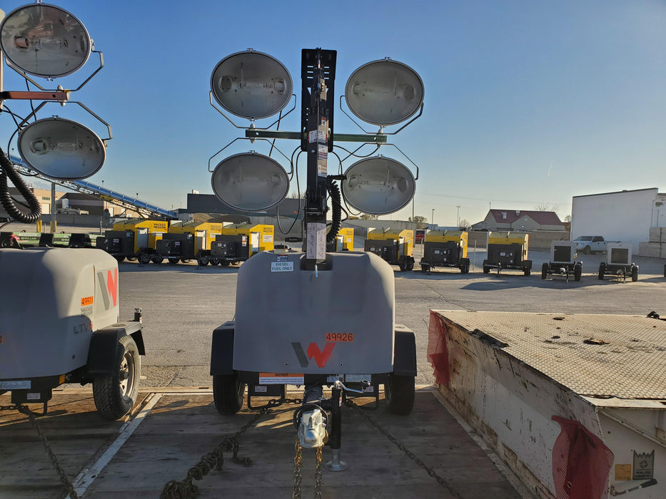 2019 Wacker Neuson LTV6L-MH Mobile Light Tower w/Fuel Level Sensor Installed