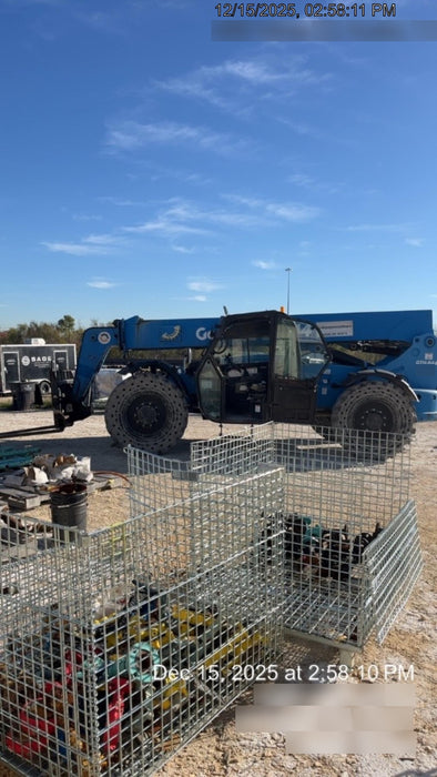 2018 Genie GTH-844 Genie GTH-844 w/Enclosed Cab w/HVAC, Work Lights, Solid Tires, Beacon, 60" Carriage and Forks
