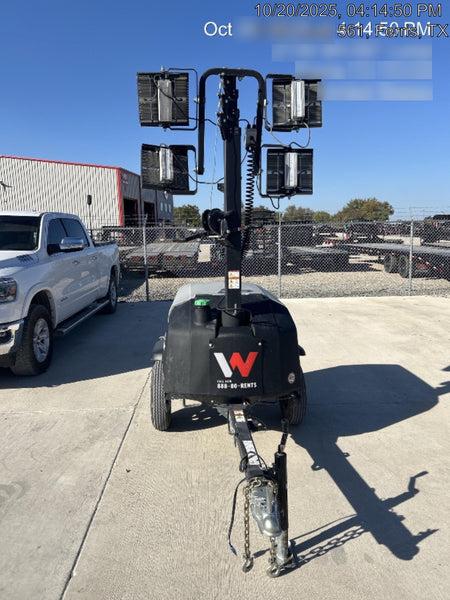 2024 Wacker Neuson LTT4 Diesel, Kohler KDW702, Deep Sea Controller, Auto Start, LED 320W, Bypass Outlet, T3