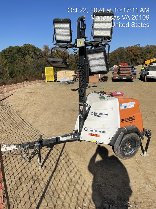 2023 Generac MLT2 Diesel, Flex Switch 120V Input, Powerzone Controller, (4) 320W LED Lights, 4kW Generator, 39.9 Gal Fuel Tank, 2" Ball, T3
