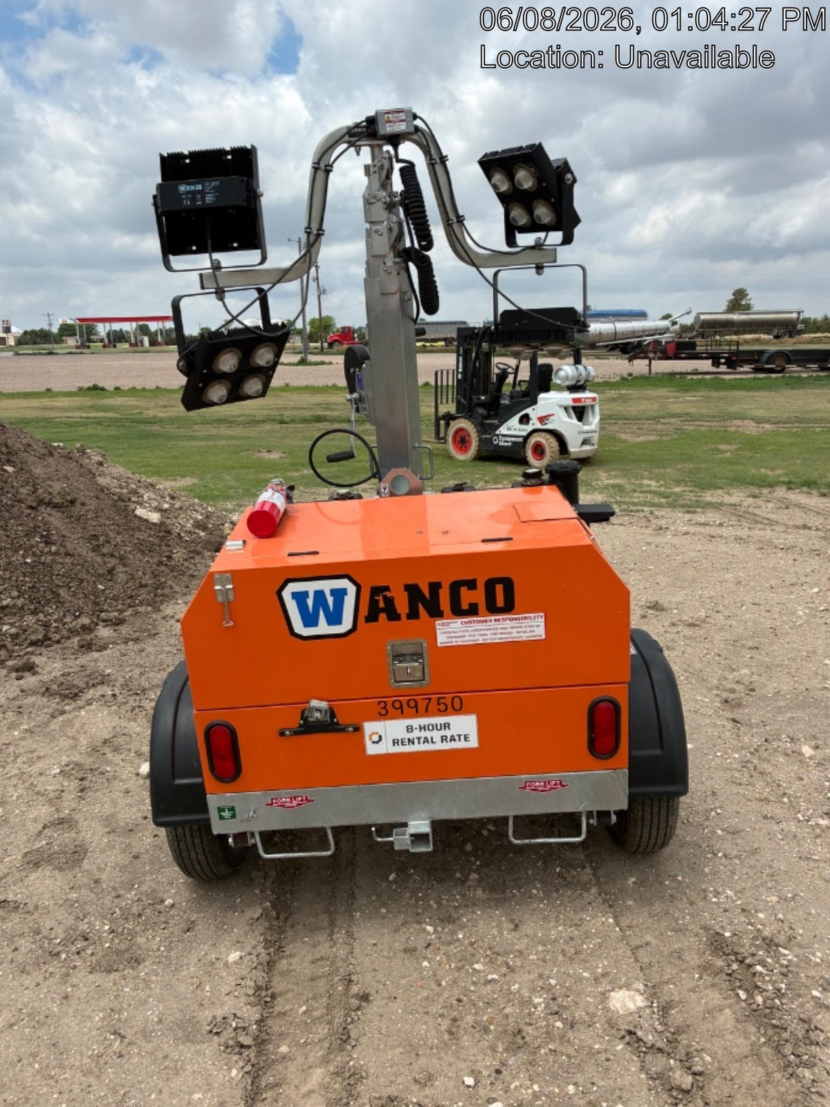 2024 Wanco WLTT-4MM4K Diesel, Deep Sea Controller, Shore Power Plug, Auto Start, (4) 350W LED Floodlights, 4kW Generator, 60 Gal Fuel Tank, 2" Ball, T3