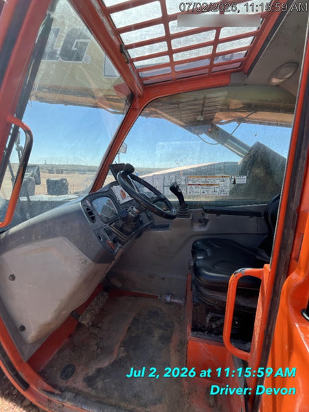 2019 JLG 1255 JLG 1255 T4F w/Full Cab, HVAC, Solid Tires, Work Lights/Beacon, 60" Carriage/Forks