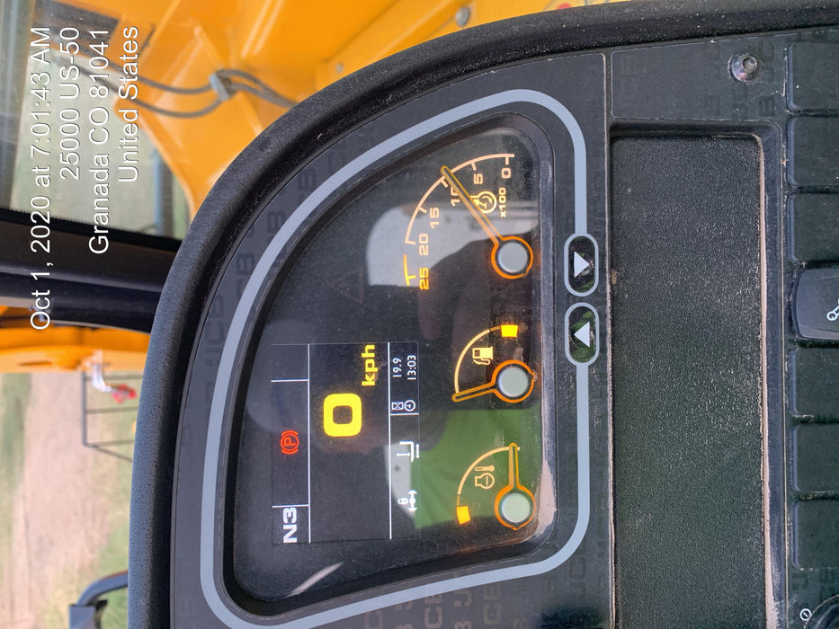 2020 JCB 509-42 Canopy, Solid Tires, Work Lights, Beacon, Aux Hydraulics, Back up Alarm, Lifting Eye, ES Decals