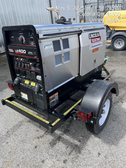 2024 Lincoln Electric LE400 Kubota V1505, Trlr, Cable Rack, Light Kit, ES Decals, T3