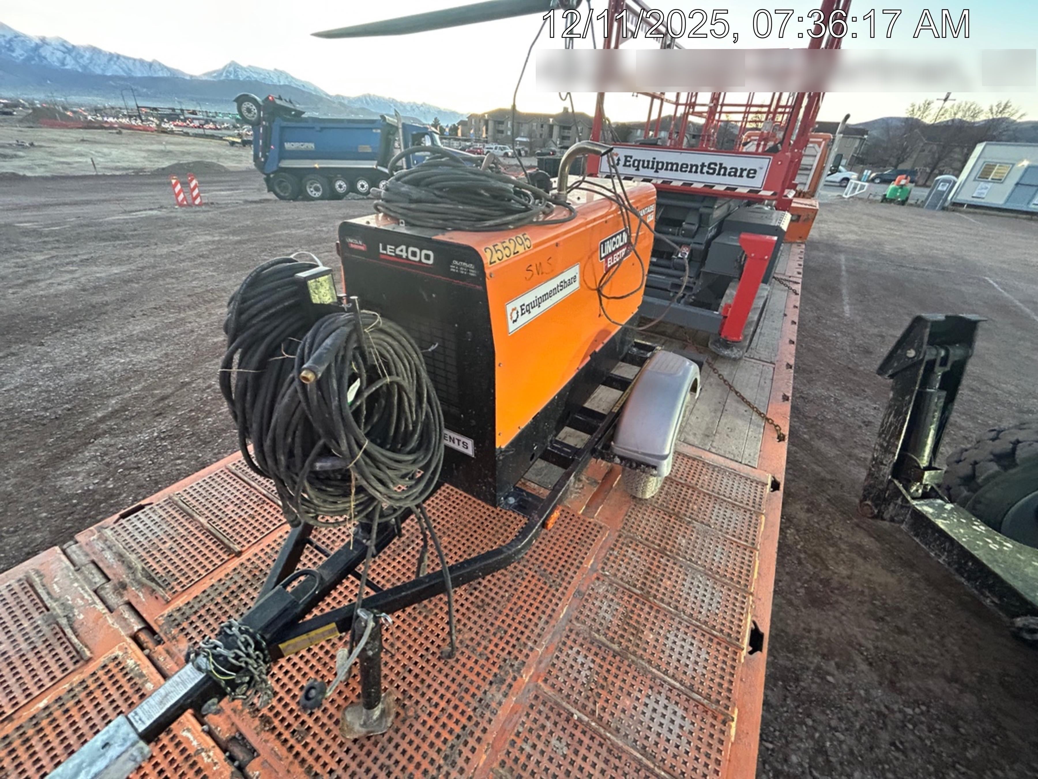 2022 Lincoln Electric LE400 Kubota V1505, Trlr, Cable Rack, Light Kit, ES Decals, T3