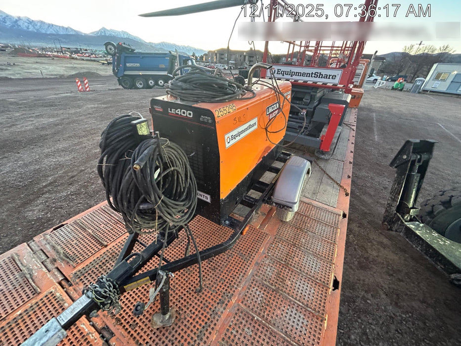 2022 Lincoln Electric LE400 Kubota V1505, Trlr, Cable Rack, Light Kit, ES Decals, T3