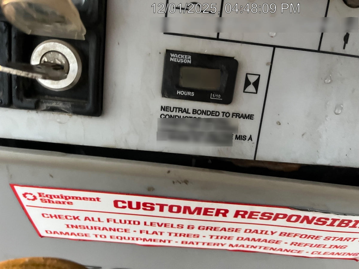 2019 Wacker Neuson LTV6L-MH Standard Options, ES Track Hardware, Fuel Level Sensor
