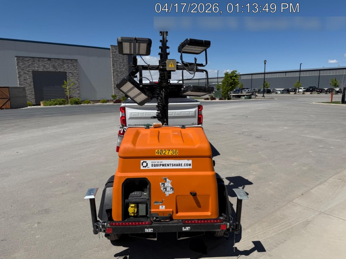 2024 Generac MLT2 Diesel, Flex Switch 120V Input, Powerzone Controller, 
(4) 320W LED Lights, 4kW Generator, 39.9 Gal Fuel Tank, 2" Ball, T3