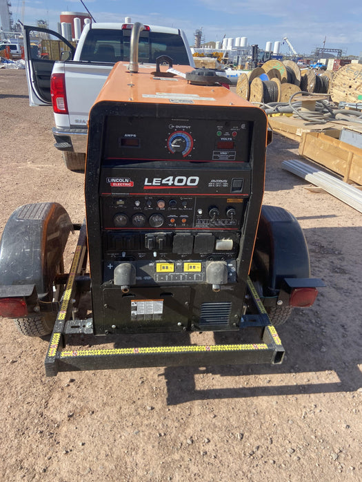 2022 Lincoln Electric LE400 Kubota V1505, Trlr, Cable Rack, Light Kit, ES Decals, T3