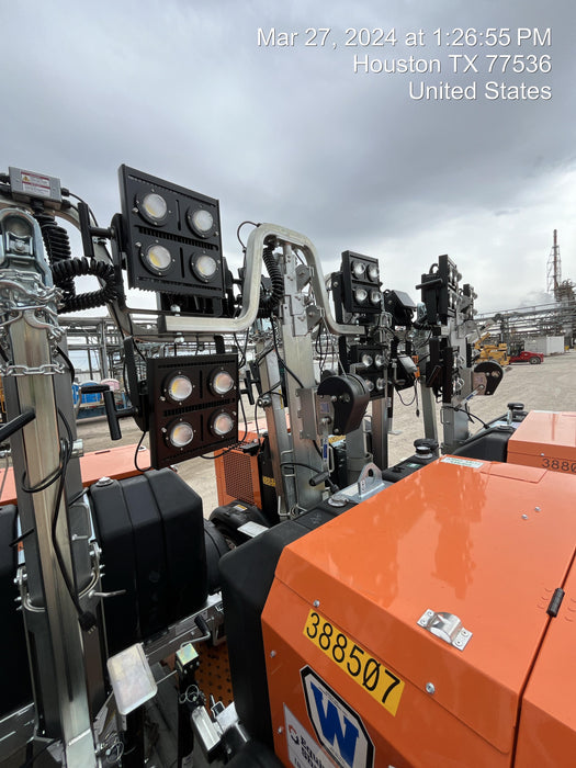 2024 Wanco WLTT-4MM4K Diesel, Deep Sea Controller, Shore Power Plug, Auto Start, (4) 350W LED Floodlights, 4kW Generator, 60 Gal Fuel Tank, 2" Ball, T3