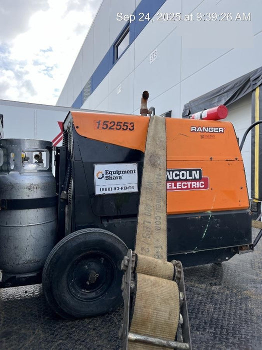 2021 Lincoln Electric Ranger 305 LPG LPG One-Pak (includes undercarriage, tank holder & tank strap) ORANGE
