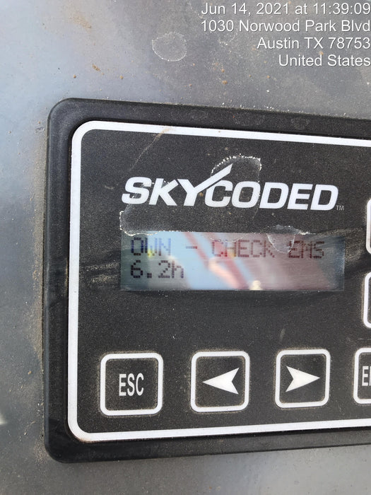 2020 Skyjack SJIII-3219 Solid NM Tires, Half height spring hinged entry gate, Dual Beacons, 800W Inverter