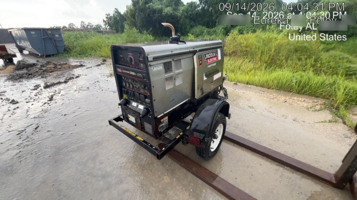2019 Lincoln Electric Vantage 322 Lincoln Vantage 322 Welder w/Trailer, Light Kit, Cable Rack
