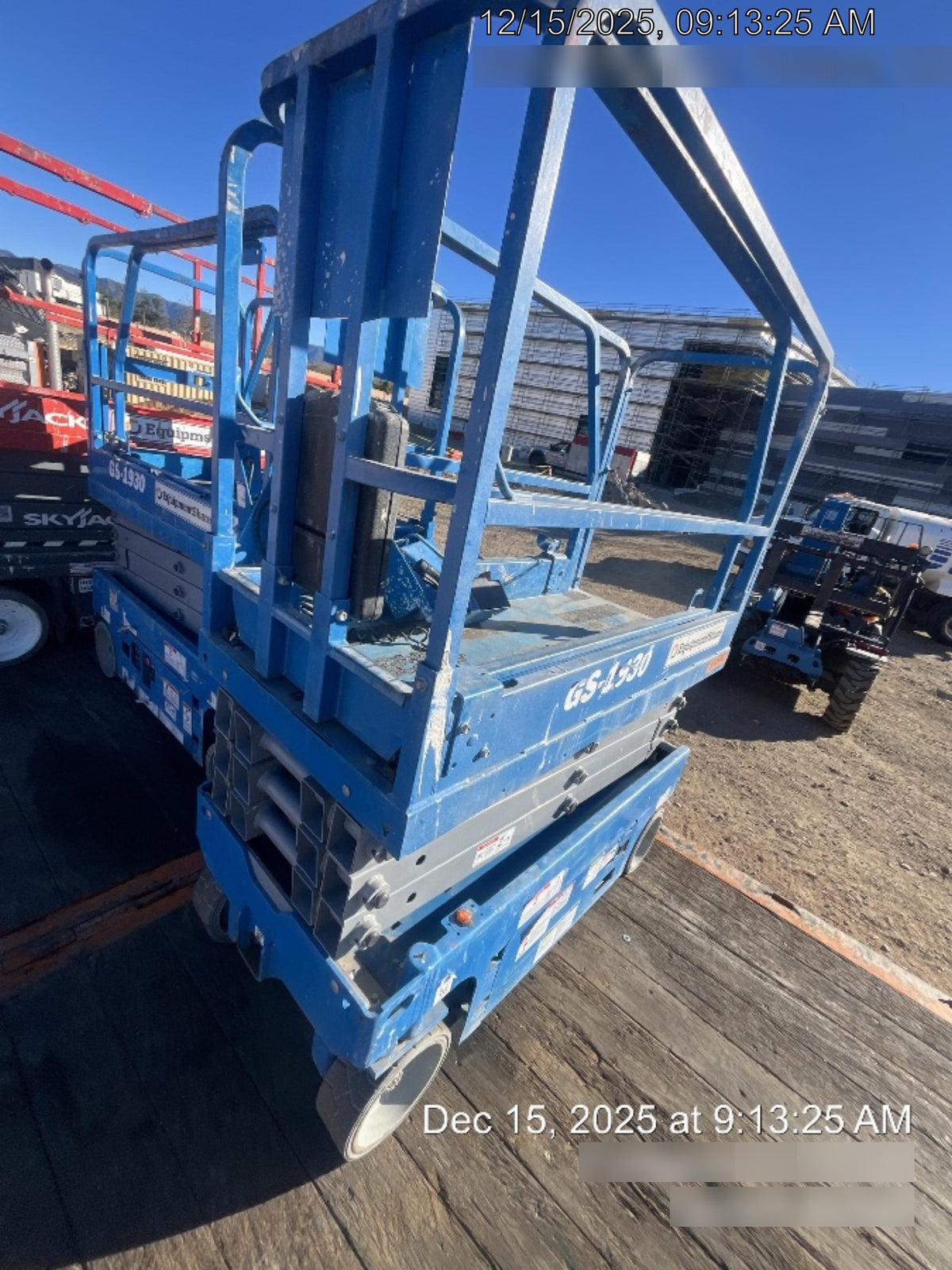 2020 Genie GS-1930 Fixed rails with chain entry gate - Pre A92.20, 800W Inverter