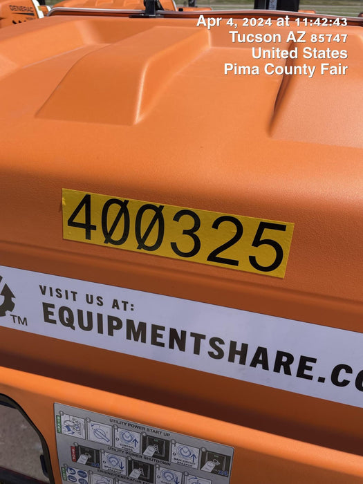 2024 Generac MLT2 Diesel, Flex Switch 120V Input, Powerzone Controller, 
(4) 320W LED Lights, 4kW Generator, 39.9 Gal Fuel Tank, 2" Ball, T3