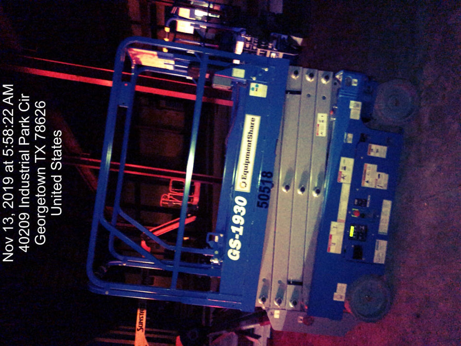 2019 Genie GS-1930 Fixed Rails with Chain Entry