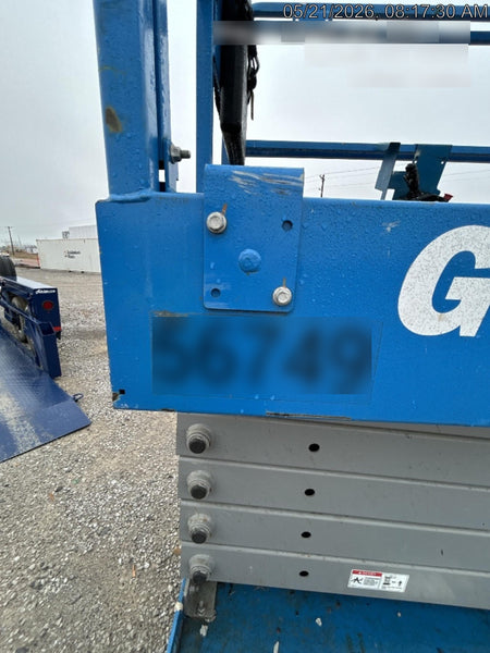 2019 Genie GS-4047 Folding rails with half height swing gate