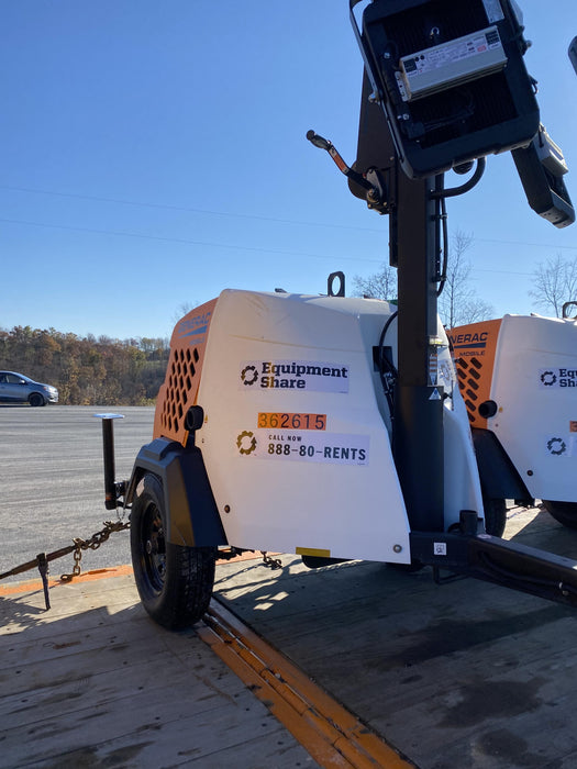 2023 Generac MLT2 Diesel, Flex Switch 120V Input, Powerzone Controller, 
(4) 320W LED Lights, 4kW Generator, 39.9 Gal Fuel Tank, 2" Ball, T3