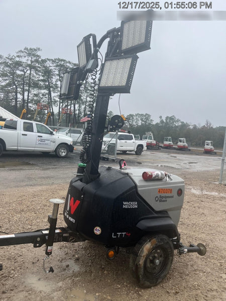2024 Wacker Neuson LTT4 Diesel, Kohler KDW702, Deep Sea Controller, Auto Start, LED 320W, Bypass Outlet, T3