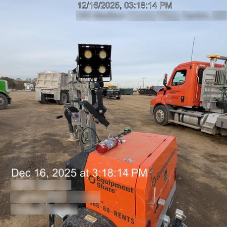 2025 Wanco WLTT-4MM4K Diesel, Mitsubishi L2E, 9.0HP @1800 rpm, Deep Sea Controller, Shore Power Plug, Auto Start, (4) 350W LED Floodlights, 4kW Generator, 60 Gal Fuel Tank, 2" Ball, T3