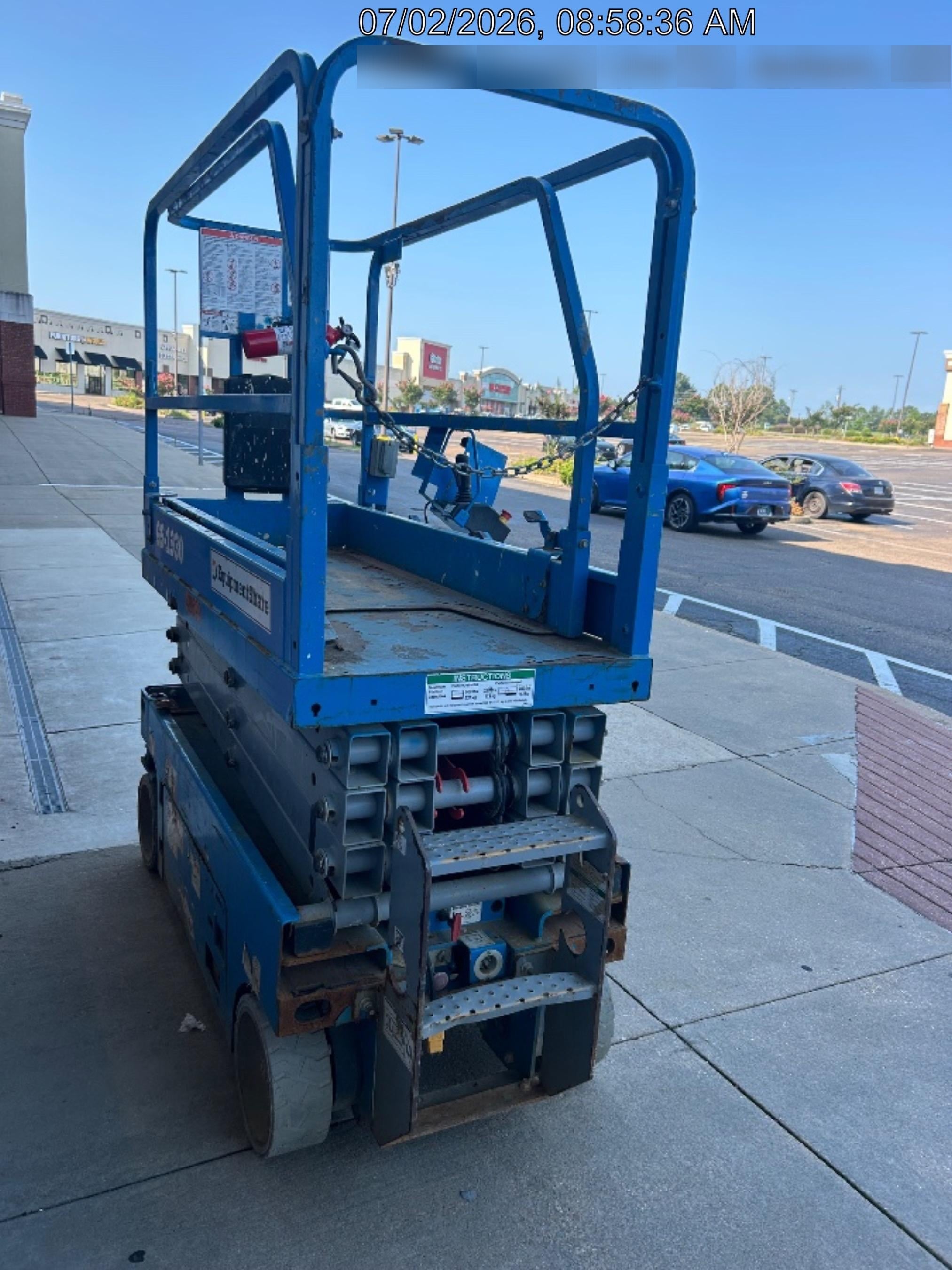 2019 Genie GS-1930 Fixed Rails with Chain Entry