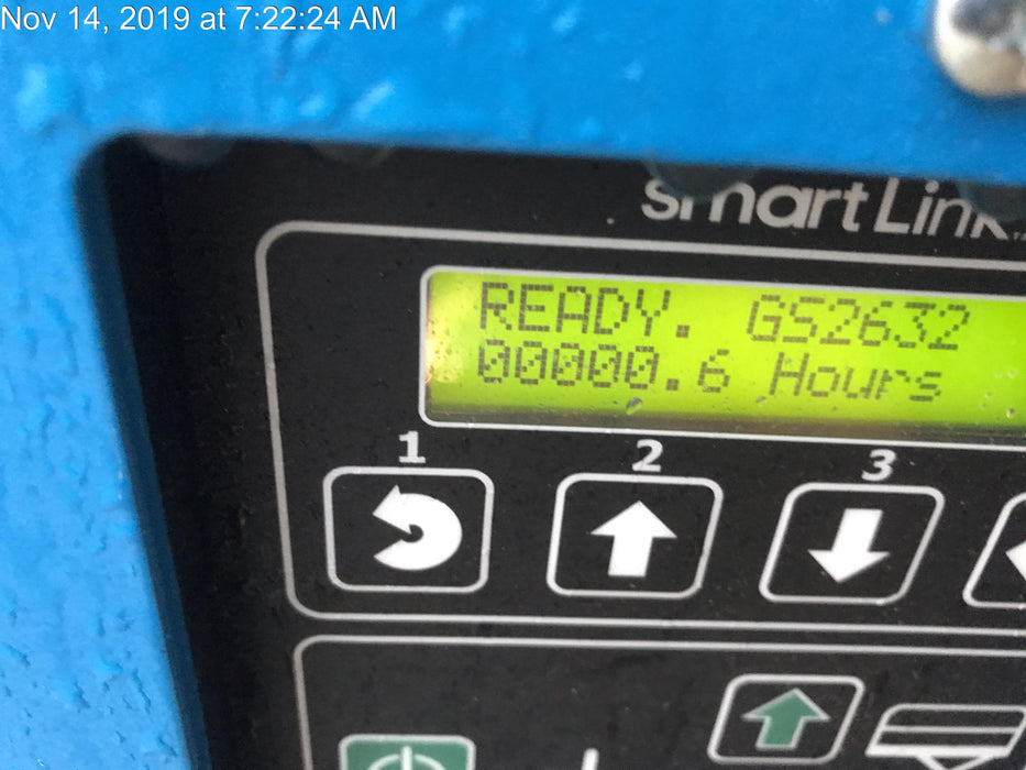 2019 Genie GS-2632 Folding rails with half height swing gate