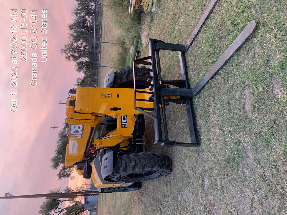 2020 JCB 509-42 Canopy, Solid Tires, Work Lights, Beacon, Aux Hydraulics, Back up Alarm, Lifting Eye, ES Decals