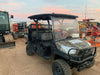 2020 Kubota RTV-X1140 CAMO, CANOPY, STROBE, BACK UP ALARM, WINDSHIELD, FIRE EXT