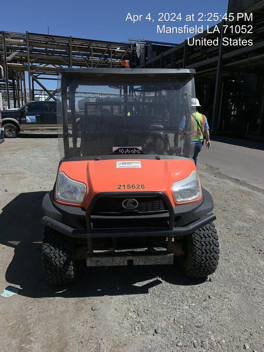2022 Kubota RTV-X1140W-H Plastic Canopy, Windshield Acrylic Clear, LED Strobe Light, Wire Harness Kit, Back up Alarm