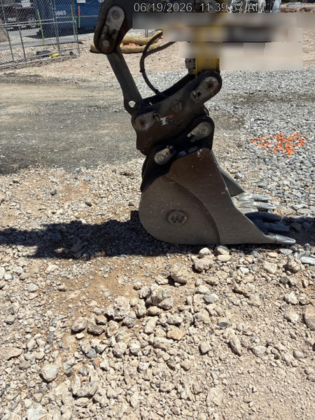 Wacker Neuson ET90 Enclosed Cab, Hybrid Tracks, Long Dipperstick, Bucket