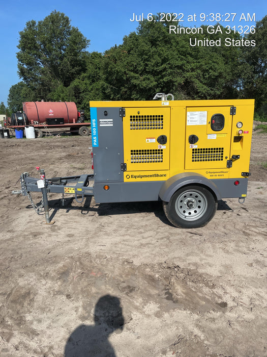 2021 ATLAS COPCO PAS 100 HF CS Enclosed