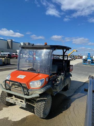 Kubota RTV-X1140W-H 4WD utility cart -LED strobe -Windshield tempered glass -Plastic canopy -Wire harness kit -Backup alarm