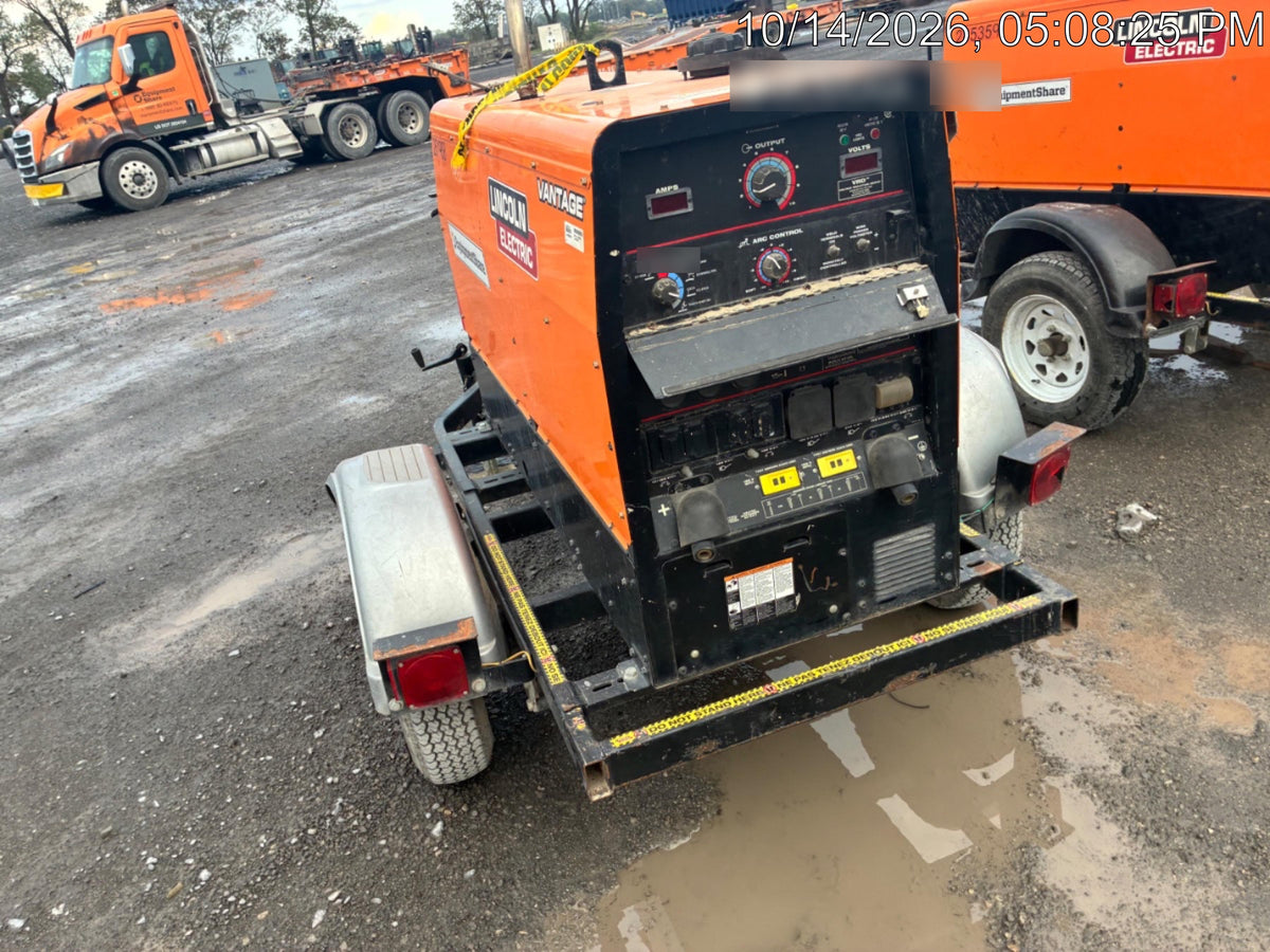 2021 Lincoln Electric Vantage 549X Ready Pak 3, ORANGE (includes trailer, cable rack, fender light kit)