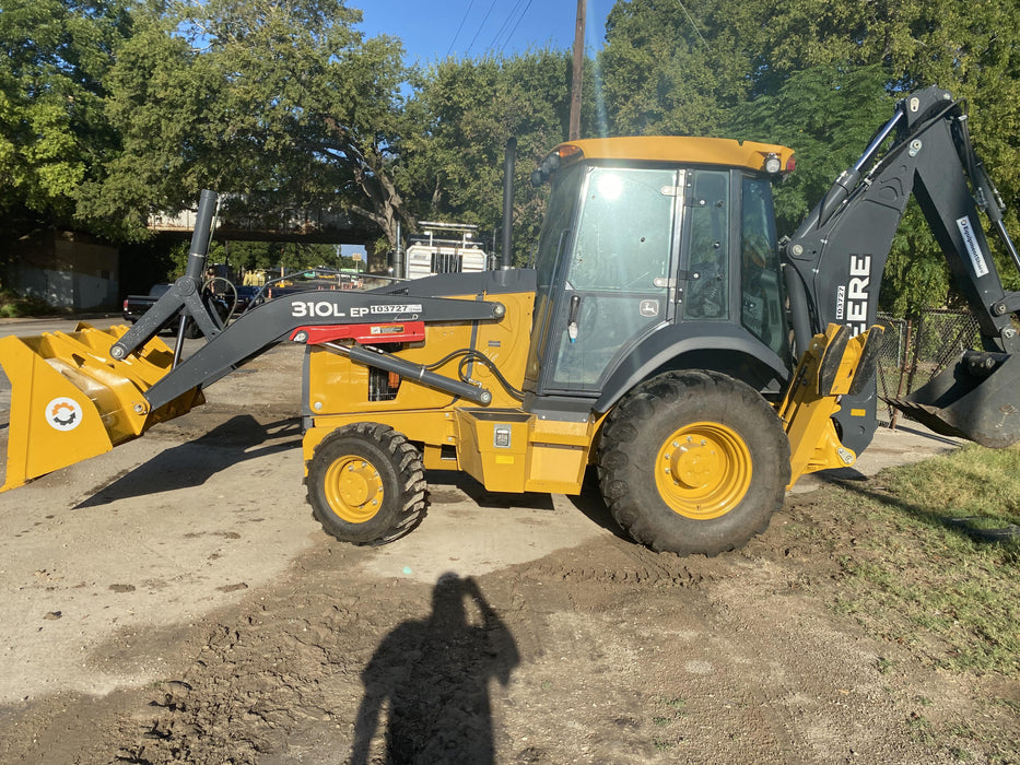 2020 John Deere 310LEP Cab/Heat/Air, 4WD, Standard Stick, Pilot Controls, 2 Way Hydraulics, TAG Manual QC