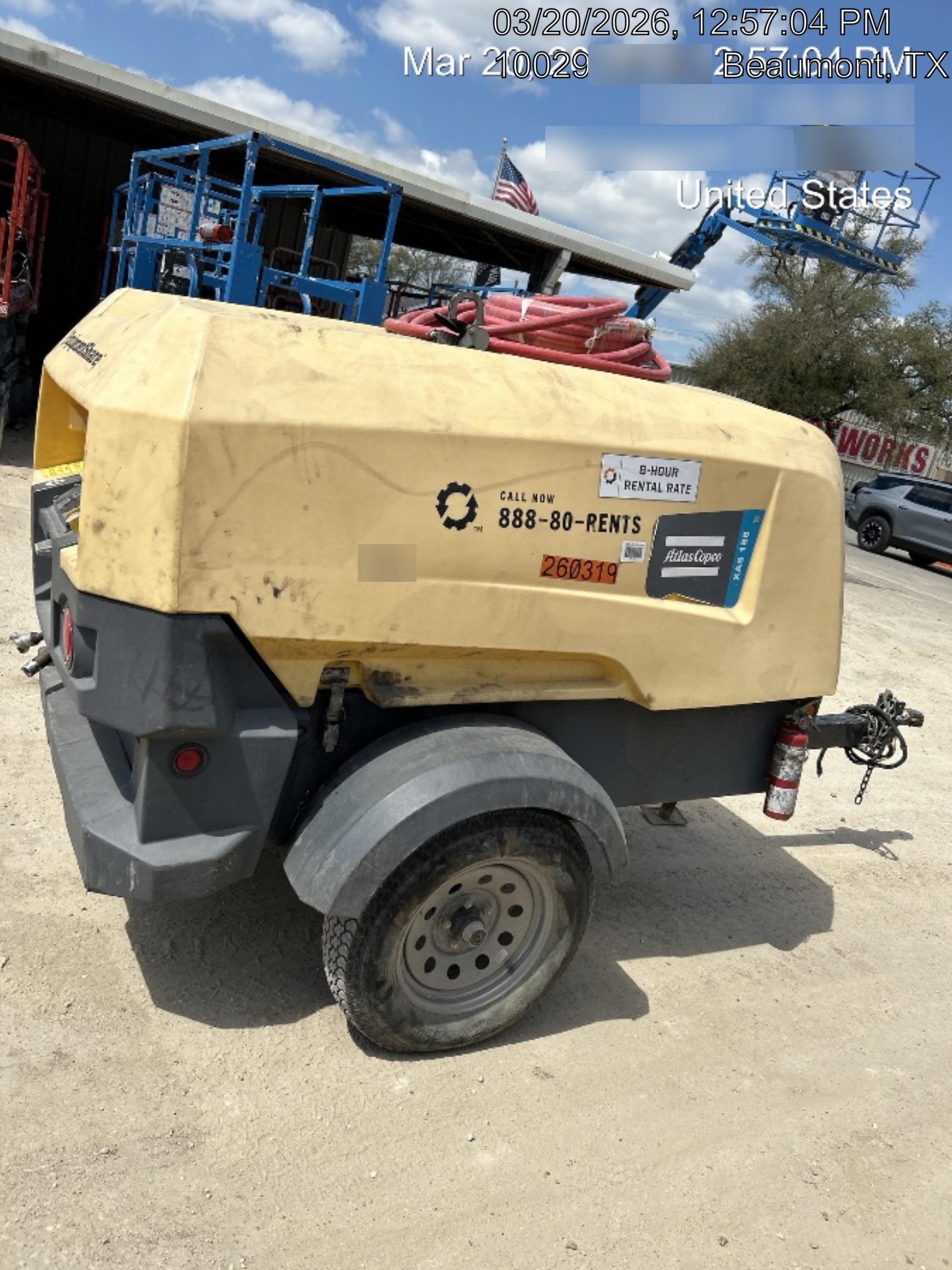 2022 ATLAS COPCO XAS188 CWK