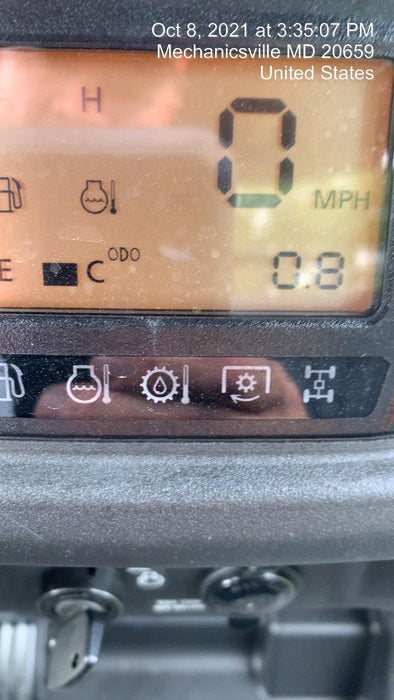 2021 Kubota RTV-X1140W-H Plastic Canopy, Windshield Acrylic Clear, LED Strobe Light, Wire Harness Kit, Back up Alarm