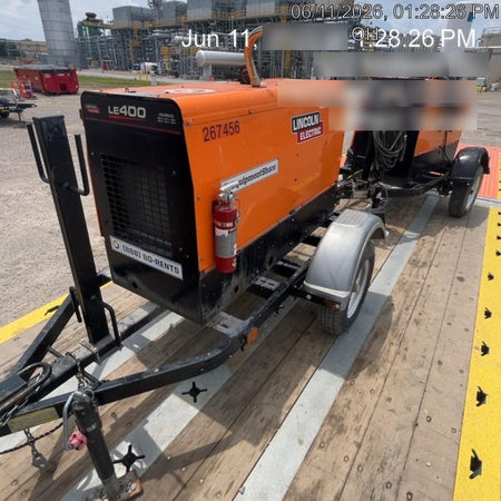 2022 Lincoln Electric LE400 Kubota V1505, Trlr, Cable Rack, Light Kit, ES Decals, T3