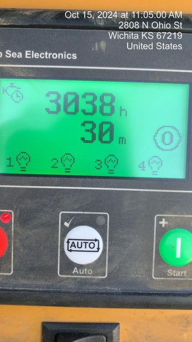 2022 Allmand NLV3GR (4) LED Light Fixture 350W, 23' Vertical Mast, 3kW Prime, Towable, Deep Sea L401, Leveling Jacks, Yanmar T4F 5.8hp