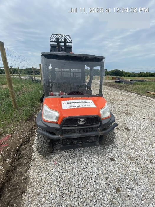 2022 Kubota RTV-X1140W-H Plastic Canopy, Windshield Acrylic Clear, LED Strobe Light, Wire Harness Kit, Back up Alarm