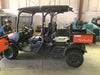 2021 Kubota RTV-X1140W-H Plastic Canopy, Windshield Acrylic Clear, LED Strobe Light, Wire Harness Kit, Back up Alarm