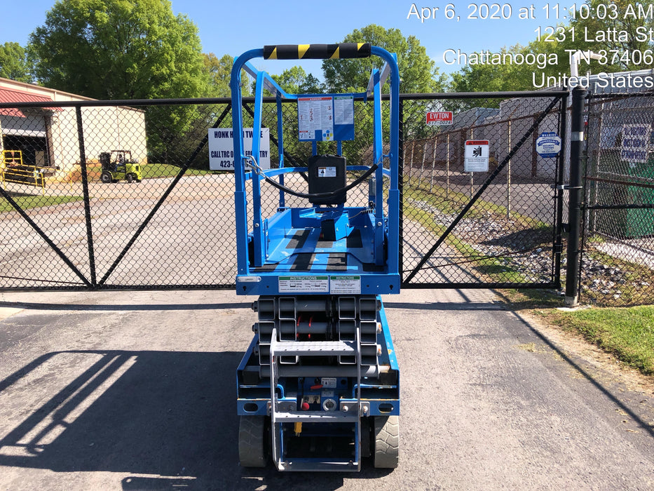 2019 Genie GS-1930 Fixed Rails with Chain Entry