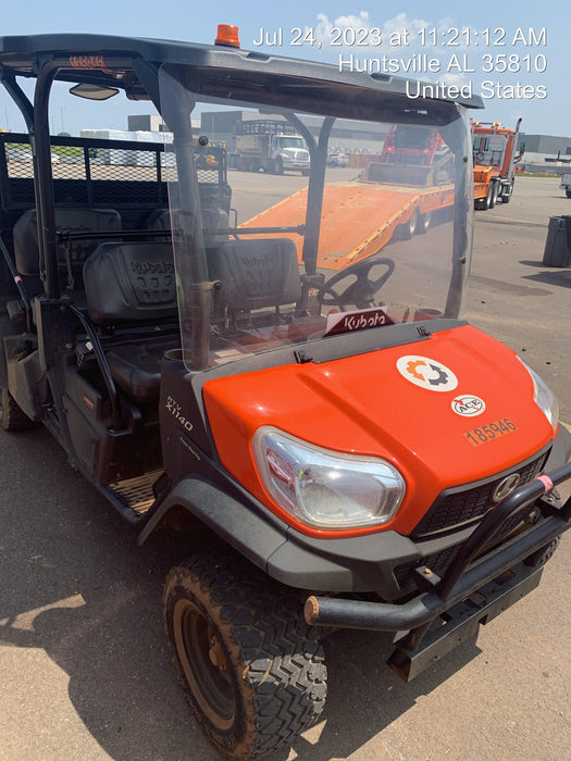 2021 Kubota RTV-X1140W-H Plastic Canopy, Windshield Acrylic Clear, LED Strobe Light, Wire Harness Kit, Back up Alarm