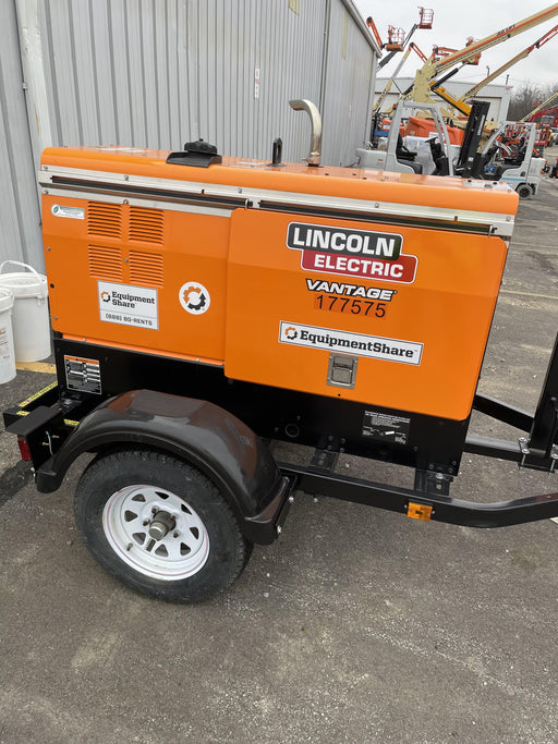 2021 Lincoln Electric Vantage 322 Vantage 322 Ready Pak 3 w/ Decals, ORANGE (includes trailer, cable rack, fender light kit) NO Telematics