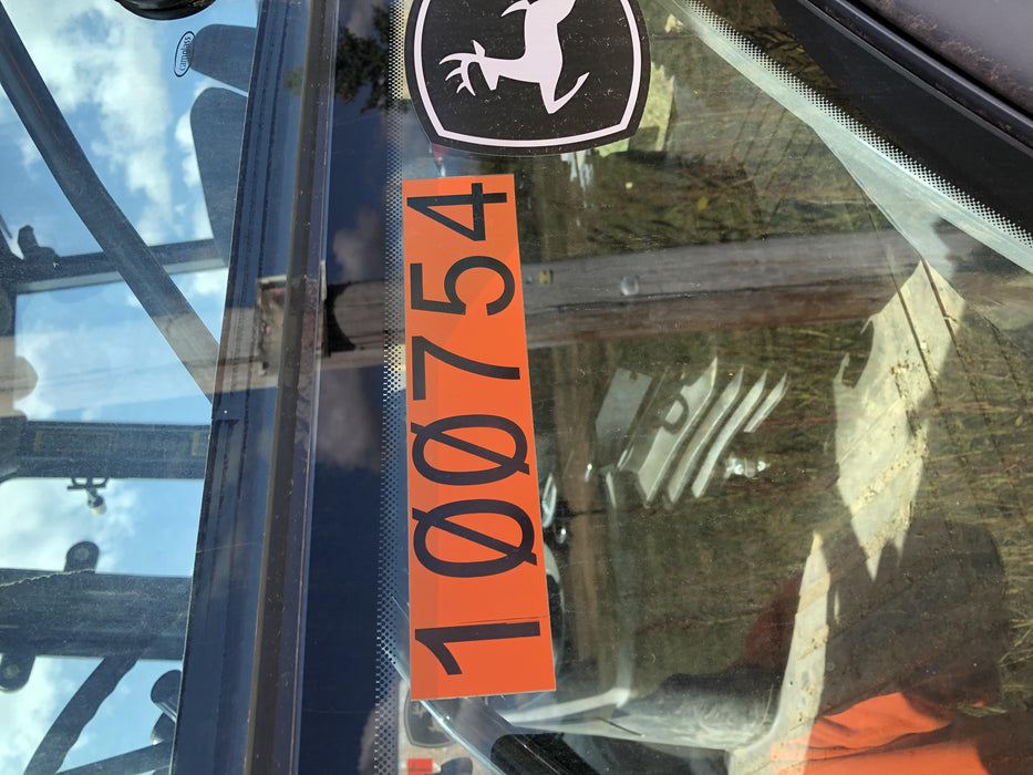 2020 John Deere 410L - Extendable Stick Cab/Heat/Air, 4WD, Extendable Stick, Pilot Controls, 2 Way Hydraulics, TAG Manual QC