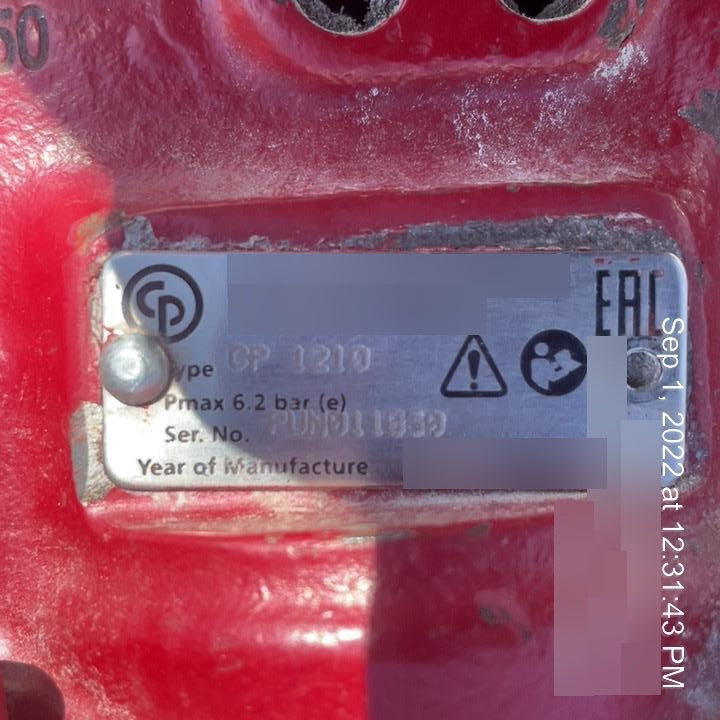 2021 CHICAGO PNEUMATIC CP 1210