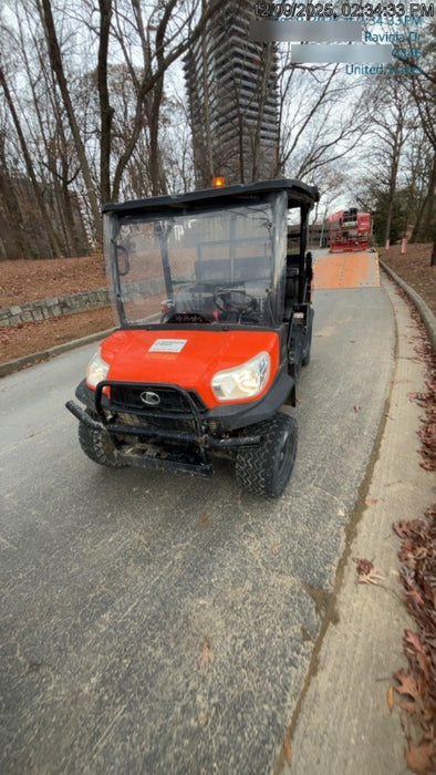 Kubota RTV-X1140W-H Plastic Canopy, Windshield Acrylic Clear, LED Strobe Light, Wire Harness Kit, Back up Alarm